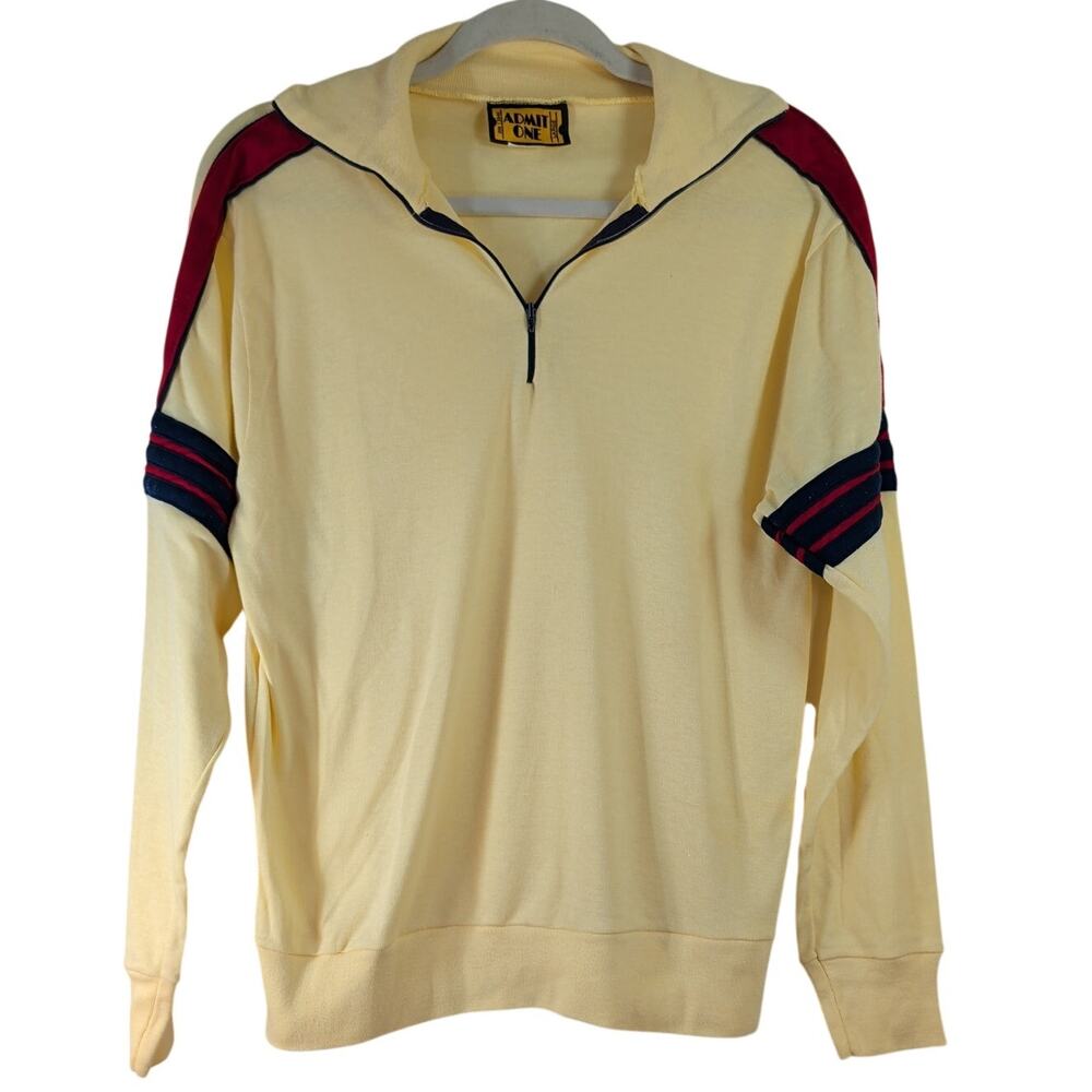 Vintage Admit One Lightweight Pullover, Size Large